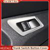 Stainless Steel Car Rear Trunk Switch Button Frame Cover Decoration Sticker for Volkswagen VW T-Roc 2017 - 2023