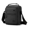 Vintage Waterproof Shoulder Bag Men Fashion Crossbody Bags Large Capacity Simple Travel Student Computer Bag Purse Handbag
