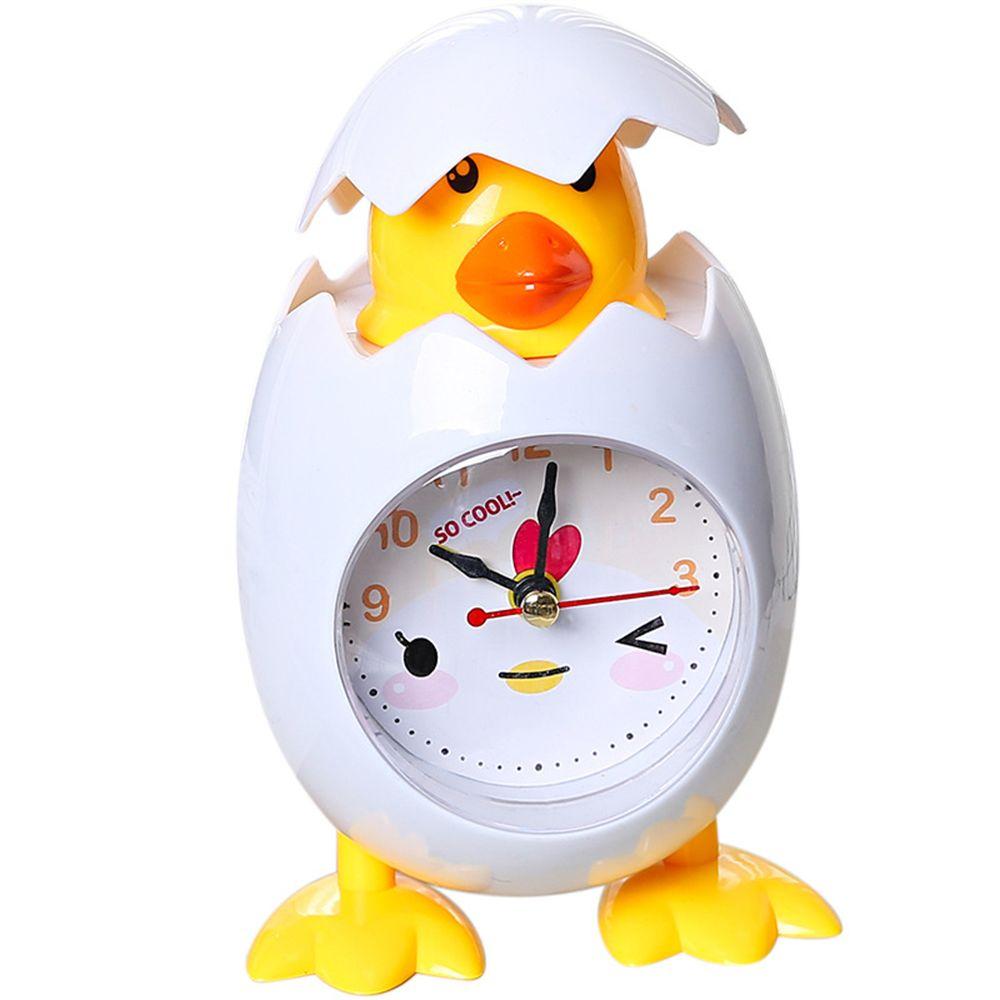 Kids Gift Easter Decoration Cartoon Egg Shell Chick Children Table Clock Easter Chick Alarm Clock