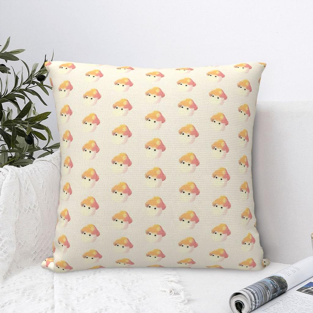 Maplestory Orange Mushroom Pillow Cases Cushion Cover Custom Zippered Decor Pillowcase for Sofa 4545cm