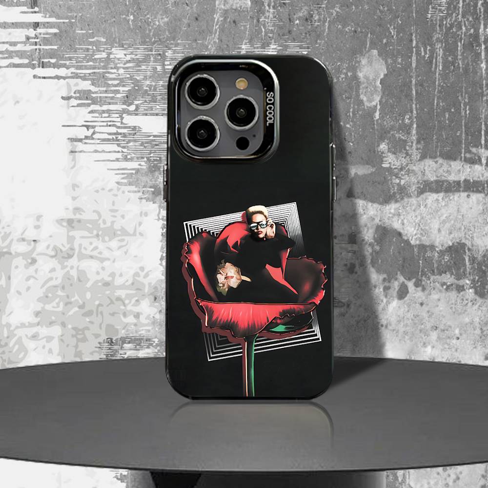 D-Doja Cat Vie Чехол для телефона для iPhone 16,15,14,13,12,11,Pro,XS,Max,Plus,Mini,SE4,E Черный Матовый Ударопрочный Чехол