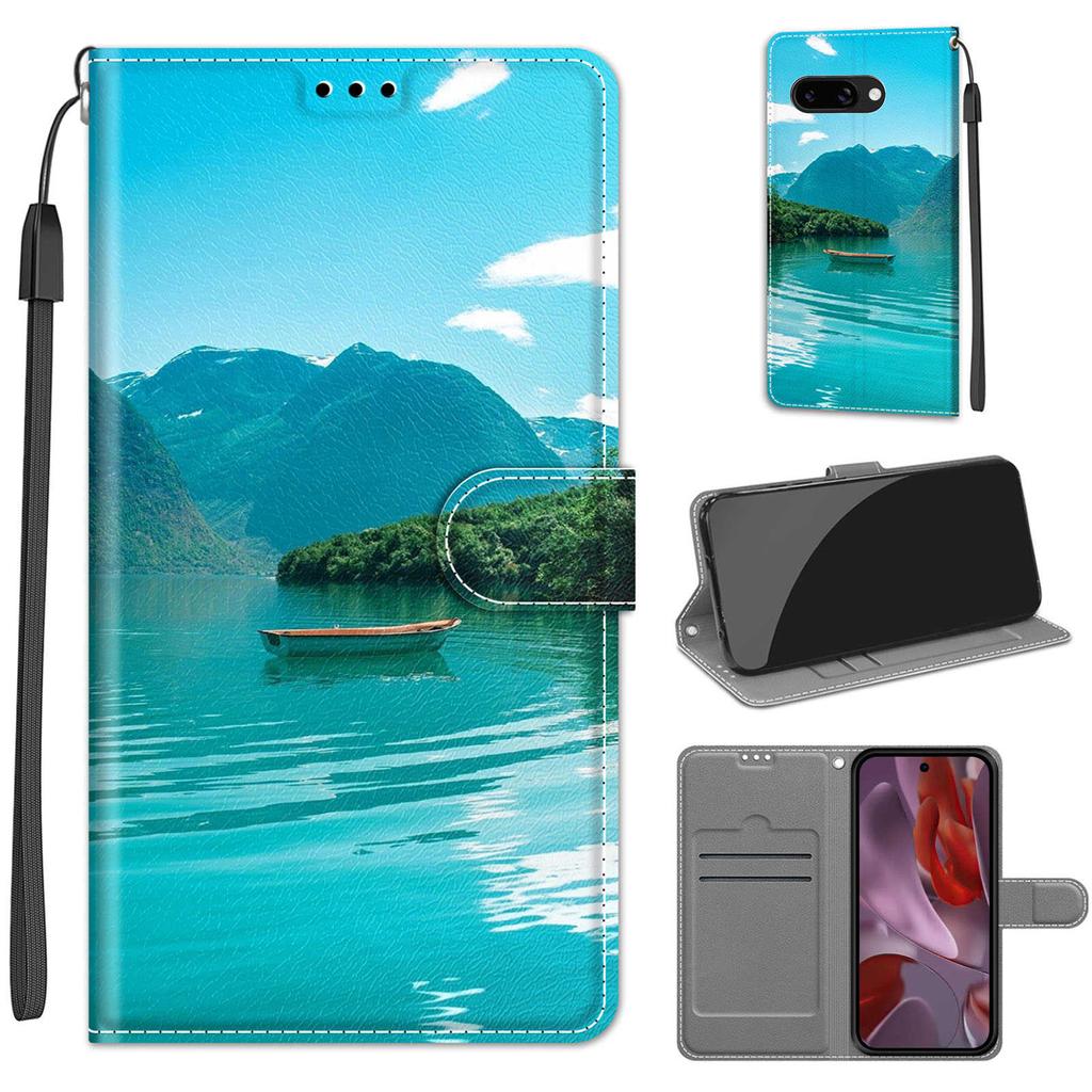 Роскошный окрашенный кожаный чехол-книжка, защитный чехол для Google Pixel 9A/Pixel 8A/Pixel 8/Pixel 7A/Pixel 7 Pro/Pixel 6 Pro/Pixel 9 Pro XL