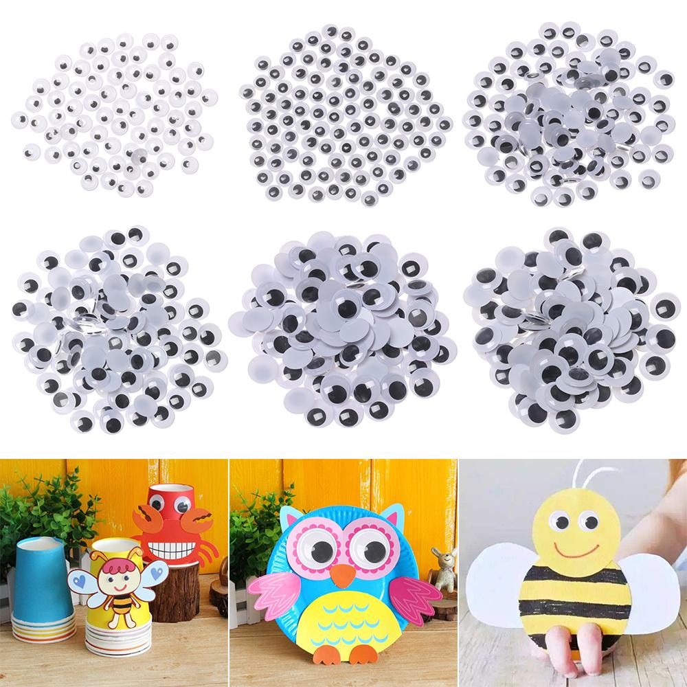 Stuffed Animals Parts DIY Dolls Materials 3D Dolls Accessories Wiggling Moving Eyes Plush Panda Eye