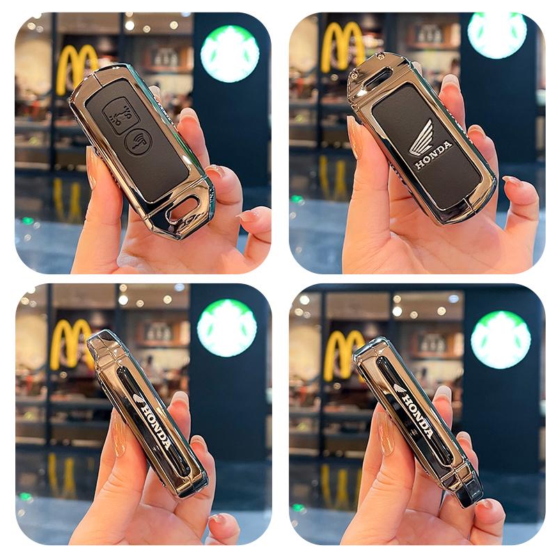 QHC2 2/3 Buttons Car Key Case Cover Shell Remote Holder Fob For Honda SH 125 Forza 350 250 750 ADV 150 X-ADV SH150i SH300 150 PCX 125