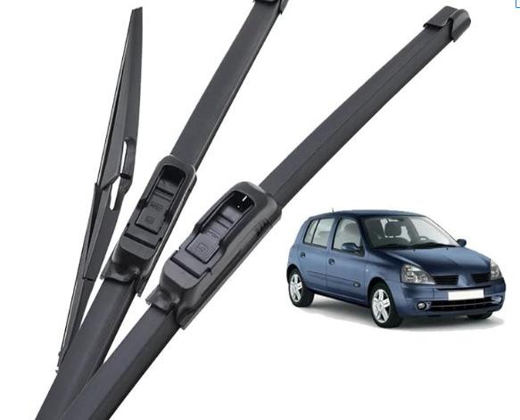 Suitable for Renault Clio 2 1998-2005 22+16+12 wipers front and rear window wipers
