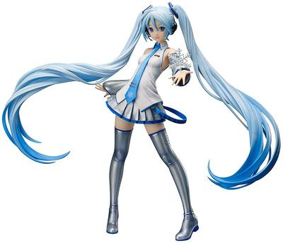 Персонаж Vocal Series 01 Хацунэ Мику SNOW MIKU 14 масштаб ПВХ окрашенная готовая фигурка