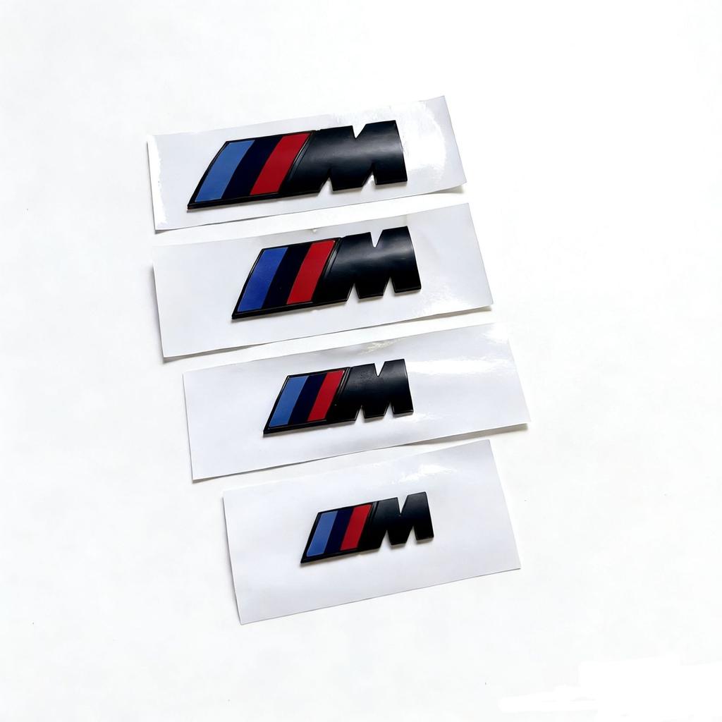 NAZF2 Car Rear Luggage Compartment Logo Sticker Metal Sticker M Emblem For BMW E34 E36 E60 E90 E46 E39 F10 F30 X5 X6 M3 M5 E71 F01 F02