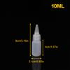 10-1000Ml Empty Plastic Squeeze Dropper Bottle With Screw Cap Semi-Transparent Eyes Liquid Ink Oil Paint Pigment Container