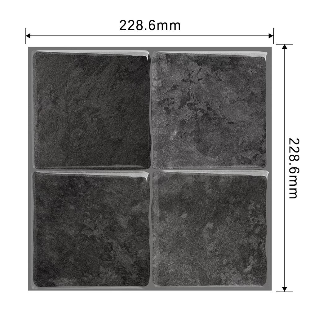 9" x 9" Peel and Stick Backsplash Marble Grain Stick Tile Прочная настенная плитка для кухни и ванной комнаты