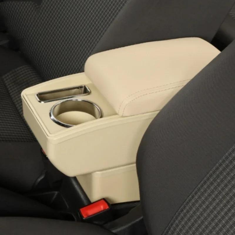 For Seat Ibiza Armrest Box For Seat Ibiza 6j Ibiza 6L Car Armrest Auto Storage box 2010-2019 Dedicated Retrofit Car Accessories