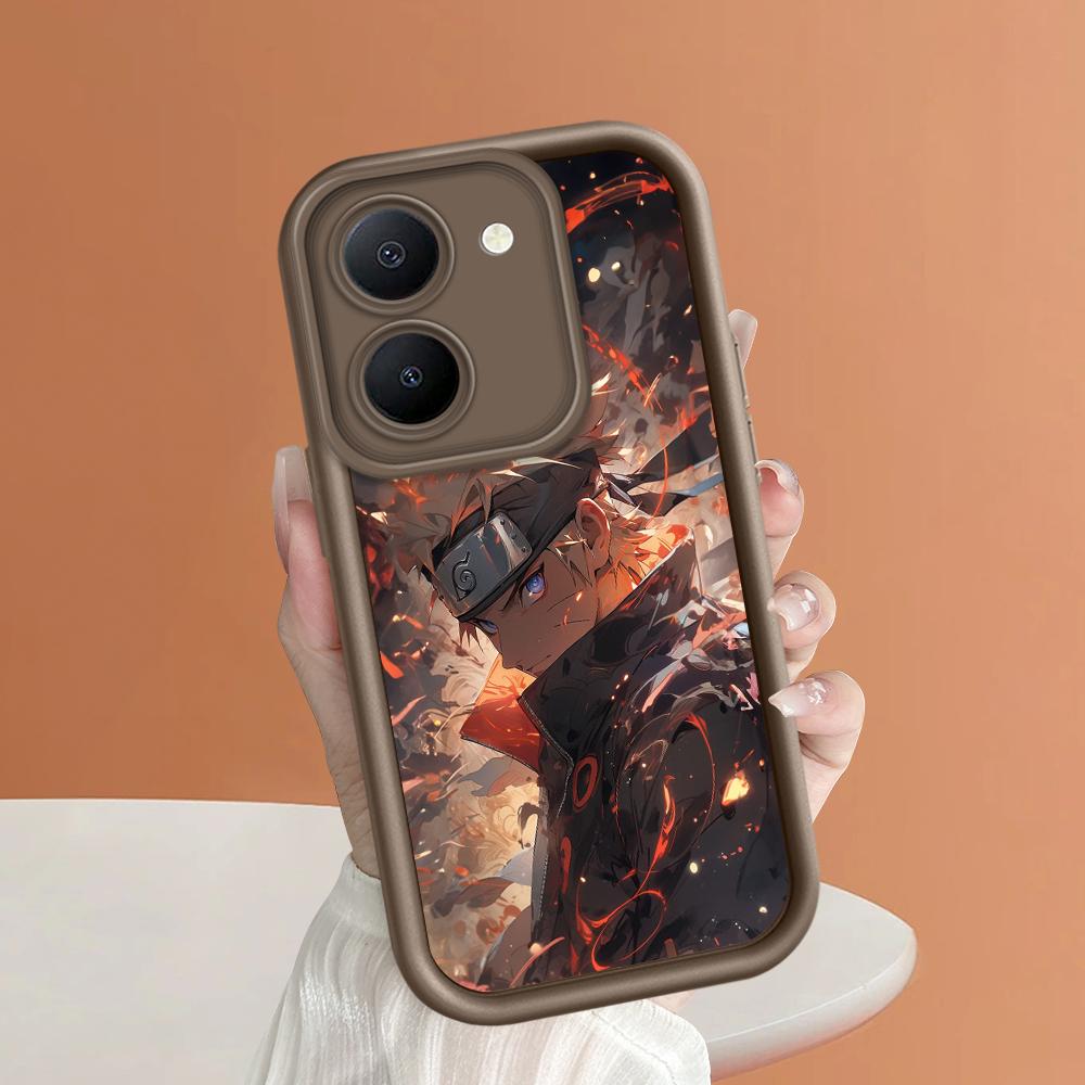 Мягкие силиконовые квадратные лестницы с мультяшным узором, полное покрытие, защита камеры, противоударный чехол для iPhone Infinix Tecno Vivo