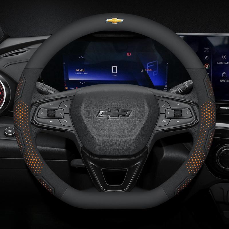 Для Chevrolet Покрытие Руля из Замши и Углеродного Волокна Подходит для Celze Spark Captiva Orlando Lacetti Equinox Malibu Celta Onix