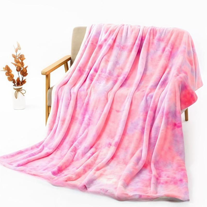 Одеяло, Плюшевое одеяло тай-дай, Теплое одеяло