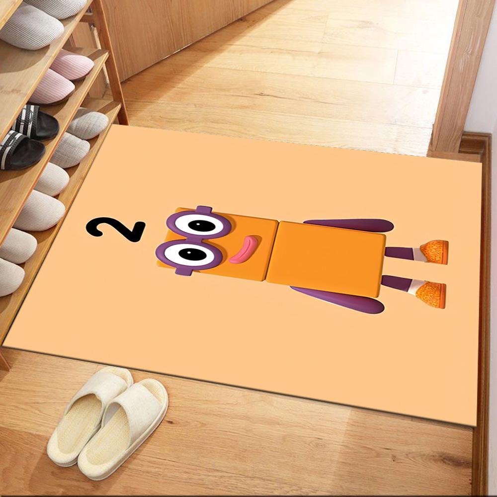 Numberblocks Area Rug Suitable for Decorate room Hallway Foyer Entryway Antislip Carpet Office home decor Best for Christmas