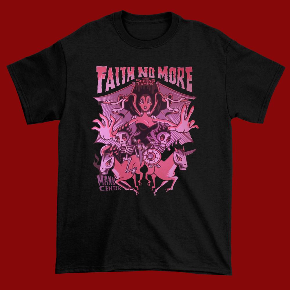 Винтажная футболка Faith No More The Real Thing Подарок для фанатов Черная Все размеры FF072 Унисекс