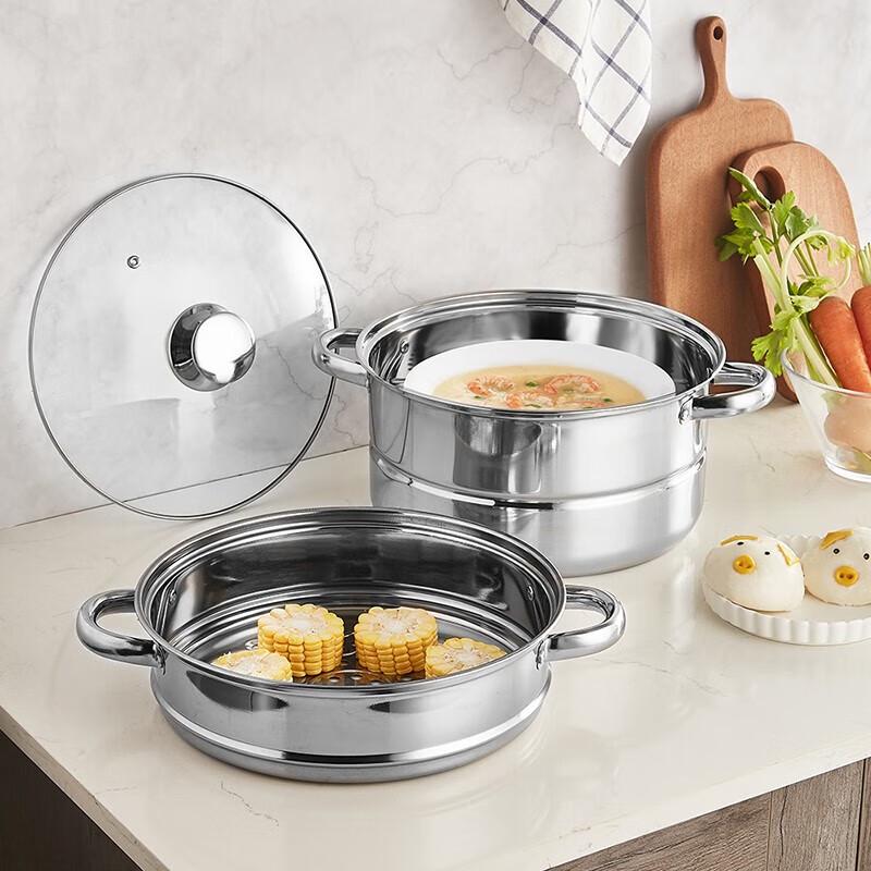 Baizao Jiale Double-Layer Steamer Pot