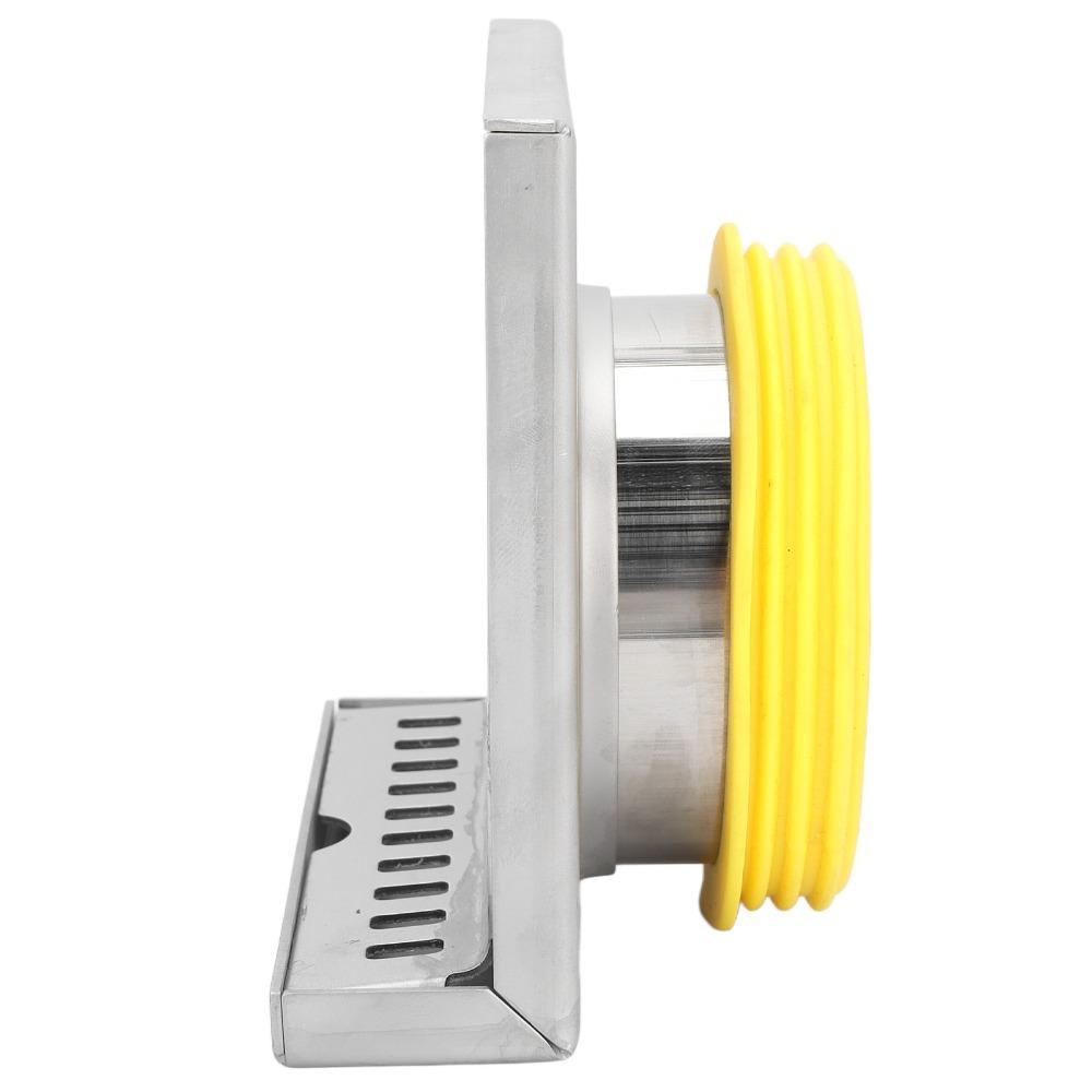 Right Angle Design Corner Floor Drain L-Shaped Wall Corner Drain Durable Side Drain Kitchen