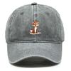 Lovely Fox Print Unisex Snapback Baseball Cap Lightweight Man's Cap Slouchy Adjustable Sun Hat Perfect For Outdoor Sports
