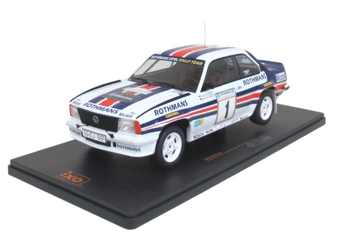 Ixo Model Opel Ascona 400 82 Acropolis Rally #1 W. Röhrl/C. Geistdörfer 1/18 Scale Model 18RMC097A
