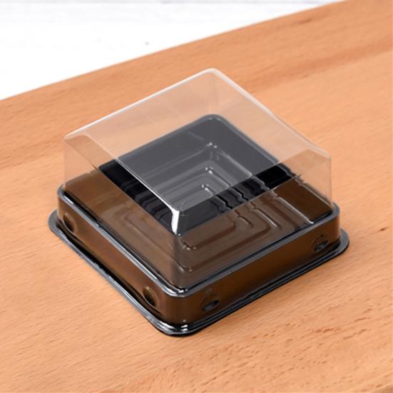 Коробка для торта «Луна», прочная квадратная форма, 2 цвета, коробка для печенья, экономия места, контейнер для торта, контейнер для торта, сувениры для вечеринки