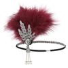 Hairband Headpiece Feather Flapper Headband Headdress Vintage Costume Party Hairband For Women Feather Headpiece