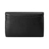 Coach Kleo Casual Travel Buckle Flap Clutch Leather Handbag Wallet Small Women handbag Black C6896-IMBLK