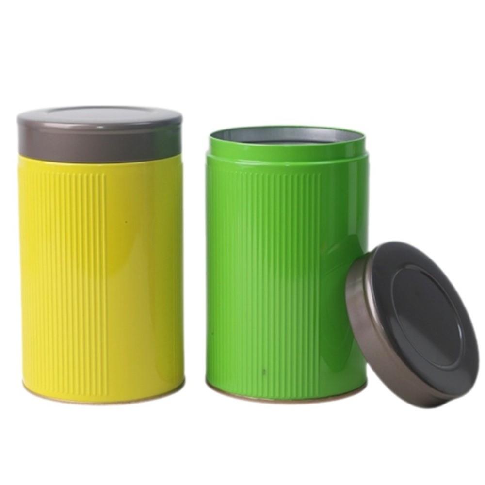 Thickened Loose Tea Canister Circular Pattern Tea Tin Can Mini Tea Sealed Jar  Household Use