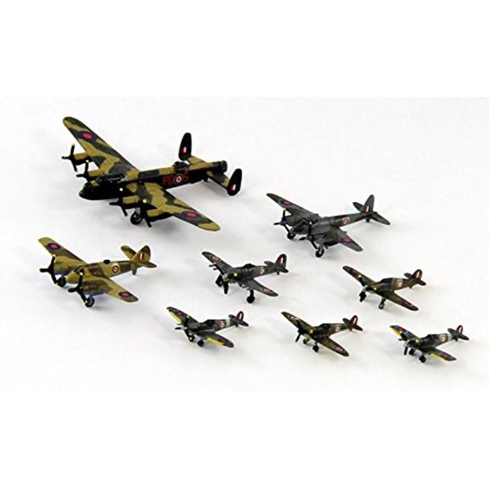 Pit Road 1/700 Skywave Series WWII British Aircraft Set 1 Plastic Model S32 Molded Color