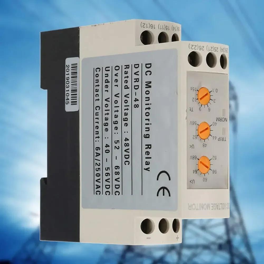 Защита от перенапряжения и пониженного напряжения DC12V 24V 36V 48V Для DVRD Реле защиты от перенапряжения/пониженного напряжения Защита напряжения