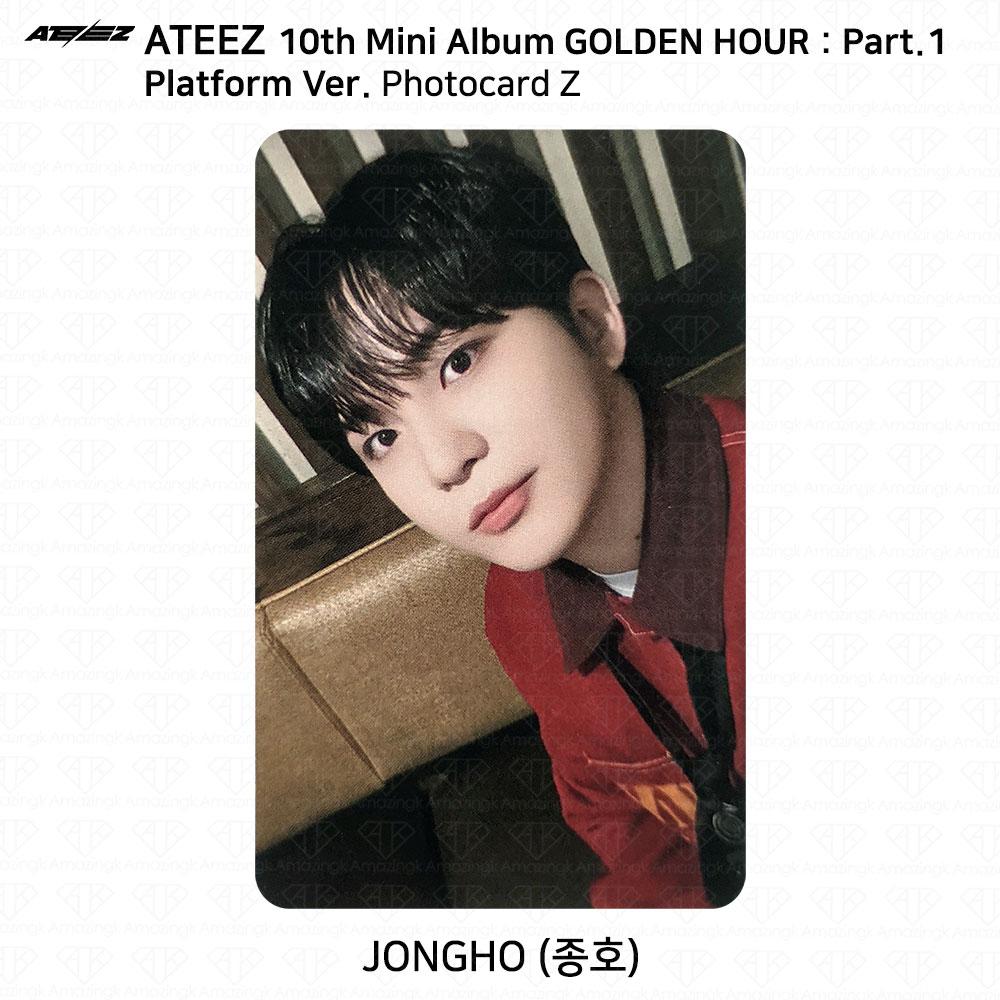 ATEEZ 10-й мини-альбом Golden Hour Part.1 Платформа Версия Мини-открытка для фотокарты KPOP