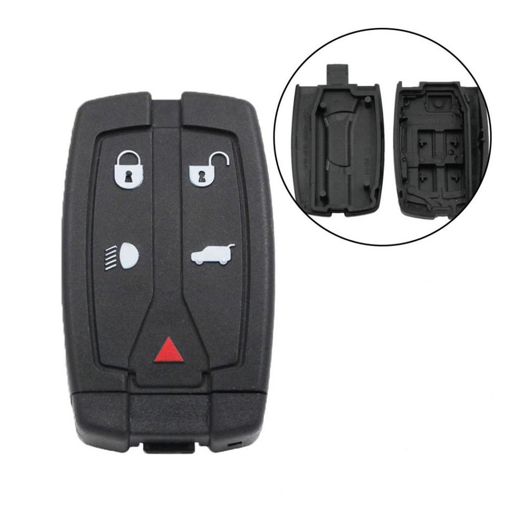 Replacement 5 Buttons Remote Key Fob Case Shell for Land Rover Freelander 2
