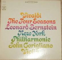 LP Record LEONARD BERNSTEIN - Four Seasons Op 8 MS6744 COLUMBIA MASTER 1965 US Classical Used