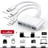 Универсальный адаптер-кардридер Apple/TYPEC/USB TF и SD