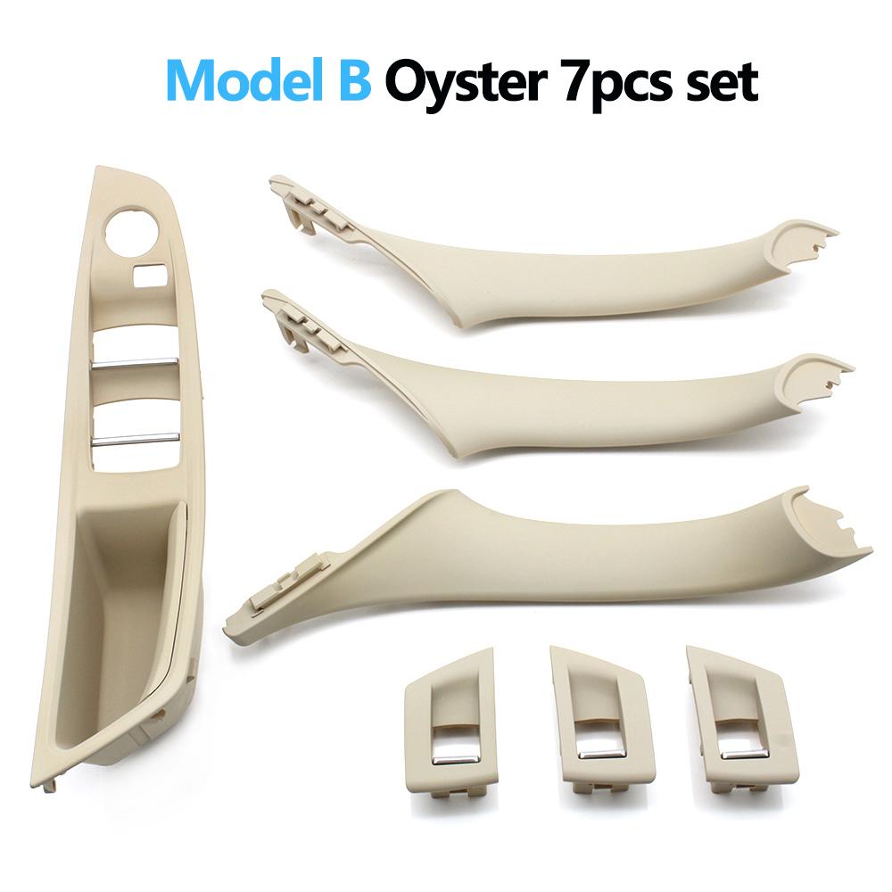 7pcs Set LHD Interior Armrest Door Handle Panel Ide Trim Cover For BMW 5 Series F10 F11 F18 520i 523i 525i 528i 535i