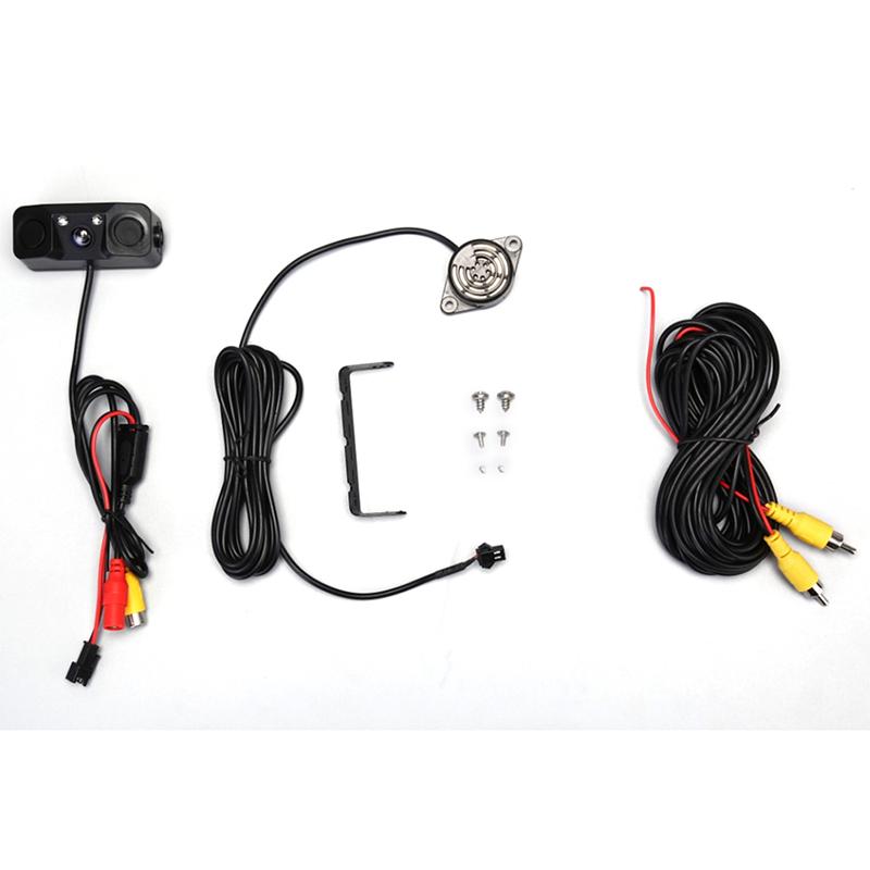 3 In1 Автомобильная парковка Реверсивные радарные датчики заднего вида Резервная копия 170Celsiusamera Universal