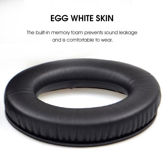 1 Pair Headphone Good Noise Insulation Cover Breathable Ultra Soft Faux Leather Headset