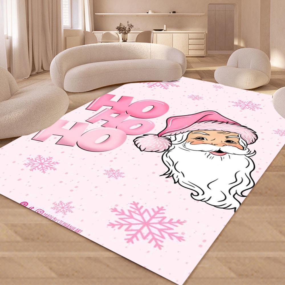Ковер Деда Мороза Ковер для гостиной Ковер Ковры для столовой для спальни Коврик для ванной комнаты Рождественское украшение для гостиной