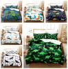 3D Cartoon Dinosaur Bedding Animal Down Duvet Cover Pillowcases 2/3pc Boys Men Kid Cover Ultra-fine Fiber Fabric Home Textile
