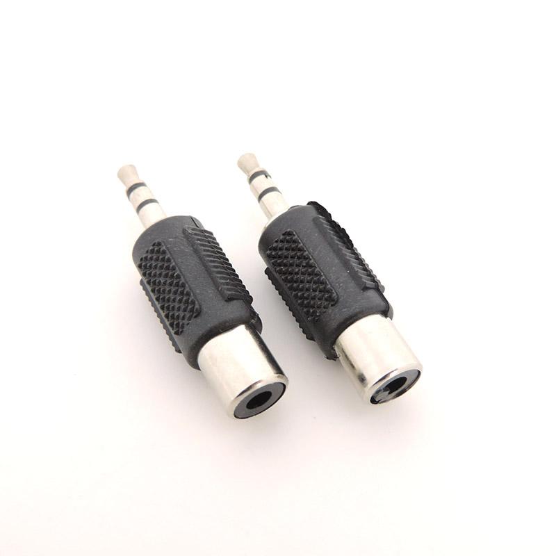 1 шт. аудиоразъем RCA Jack для разъема 3,5 мм «папа» на RCA «мама» моно 2/3-полюсный стереоадаптер для усилителей наушников