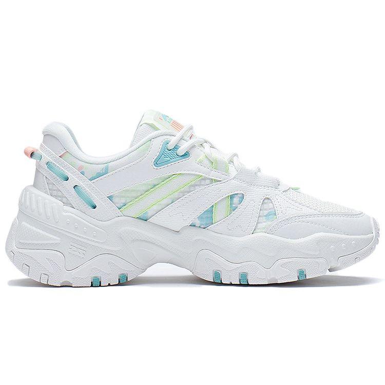 Li Ning New Path 2.0 Trend Shock Absorption Low-Top Sports Casual Shoes Women Sneakers Off-White AGLS052-1