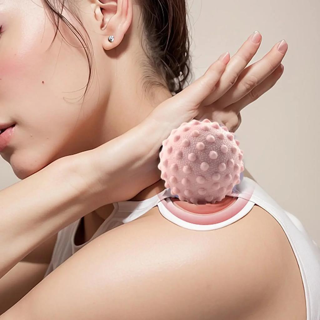 Fascia Ball Raised Point Massage Ball TPR Posture Master Yoga Ball Waist and Back Foot Massage Ball Amagi