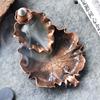Vintage Lotus Backflow Incense Burner Metal Incense Holder Waterfall Aromatherapy Censer Home Decor Office Crafts