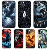 Мягкий прозрачный чехол-бампер из ТПУ для iPhone 16 15 14 13 12 11 Pro Max XR 8 7 Plus XR Ударопрочный корпус с рисунком лошади/животного