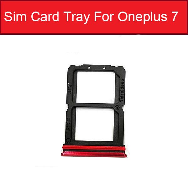 Sim Card Tray Holder For Oneplus 6 6T 7 7T Pro X 1 2 3 3T 5 5T Sim Slot Socket SD Card Memory Reader Flex Cable Repair Parts