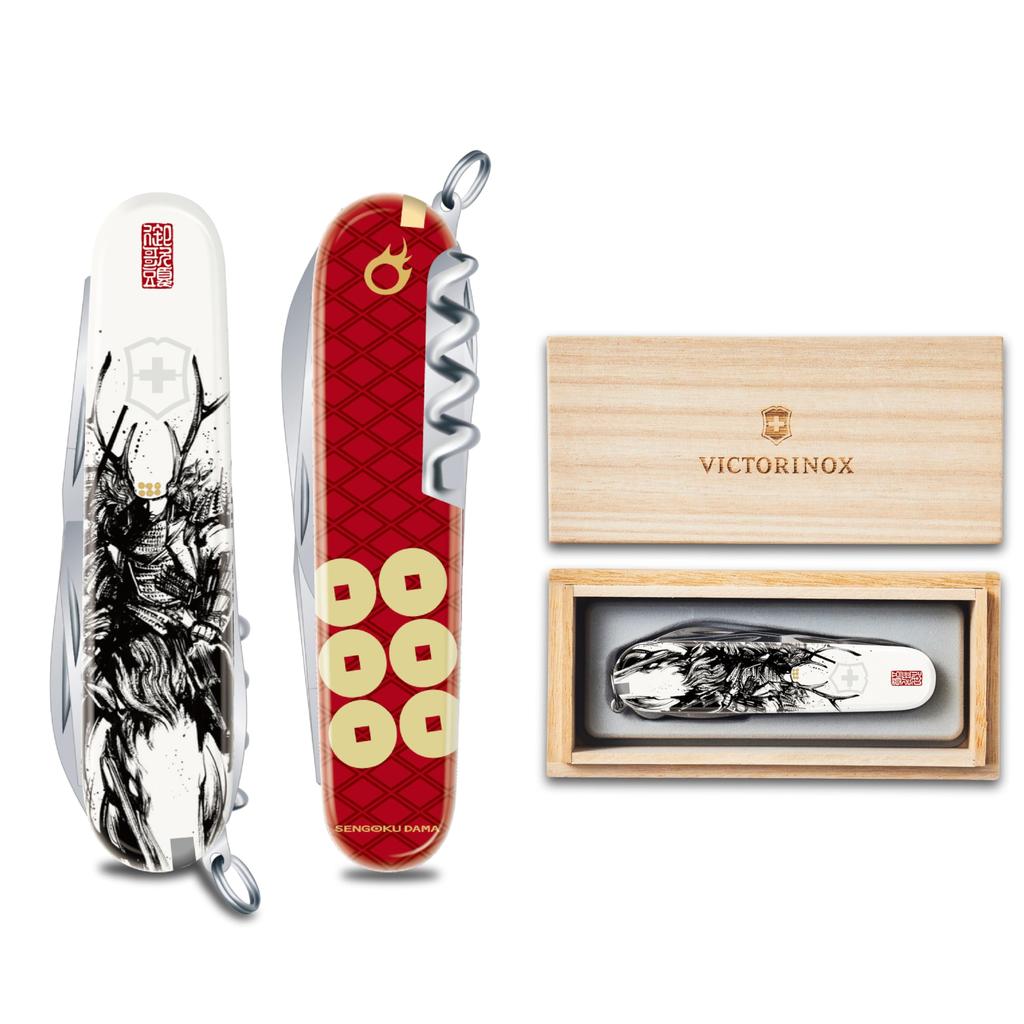 VICTORINOX Sengoku Sumi-e Climber Yukimura Sanada Мультитул в специальной коробке из павловнии подлинный японский 1.3703.7-X1