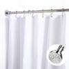 No Drilling Needed Tension Shower Curtain Rod Stainless Steel Rust Proof Non-Slip Spring Adjustable Pole for Bathroom Shower