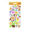 Reusable Stickers - 3D Relief - Animals - Glitter