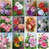 5D DIY Diamond Painting Flower Diamond Embroidery Rose Full Round Mosaic Picture Rhinestone Cross Stitch Landscape Wall Decor