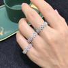 Lindon Classic Ring For Women With Round Shape Zircon Wedding Party Gift  Size 6-10
