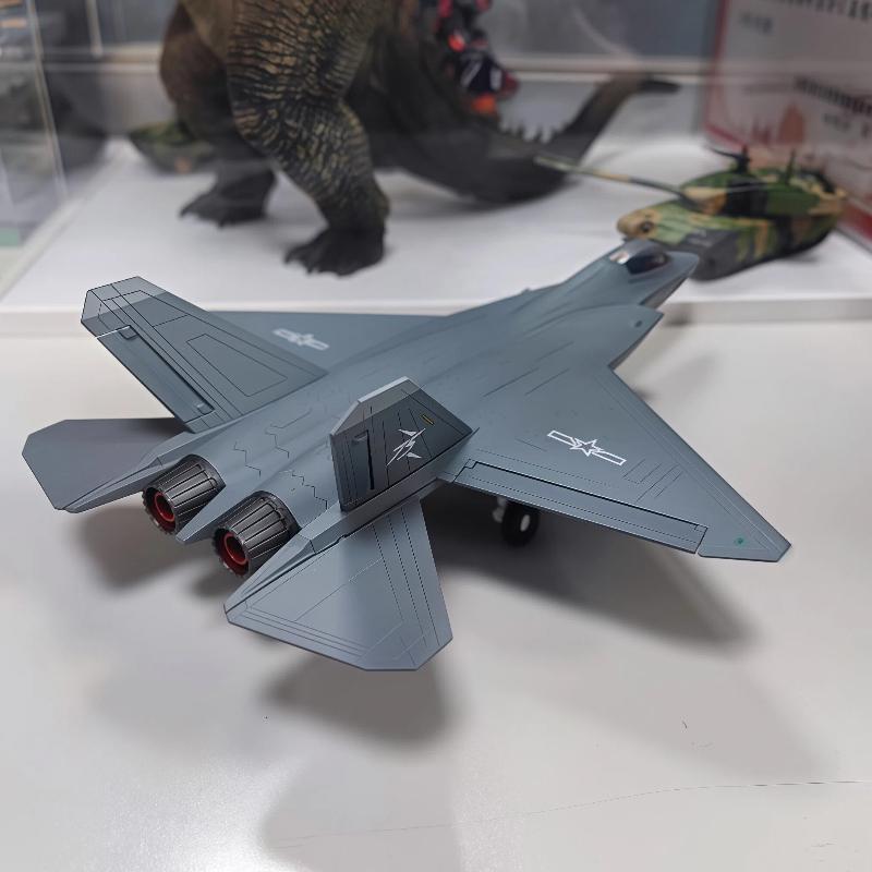 1: 64 [Живопись к 75-летию] J-35a Модель самолета Симуляция Сплав Палубный Истребитель-невидимка Украшение Коллекция